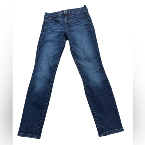 GAP True Skinny High Rise Jeans Womens 26 /2 Petite Dark Wash Stretch Denim - Picture 2 of 9